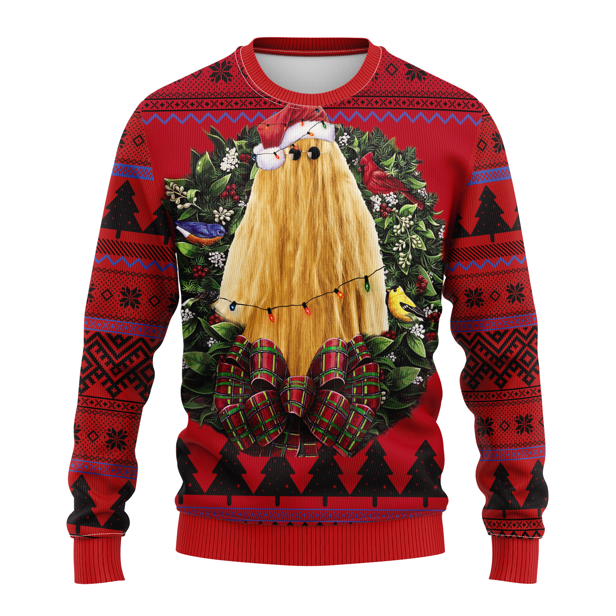 Cousin Itt Wednesday Addams Ugly Christmas Sweater Thanksgiving Gift