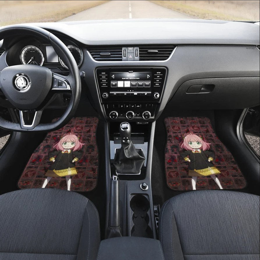Anya Forger Spy x Family Cute Car Floor Mats Accessories