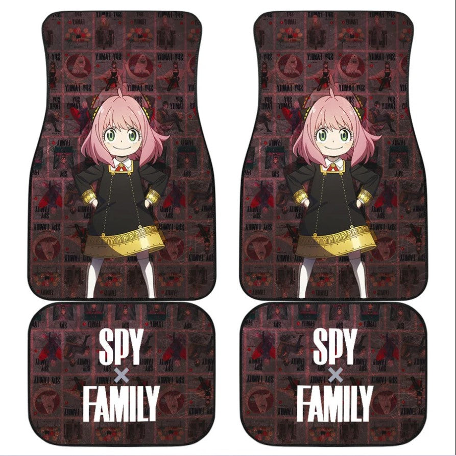Anya Forger Spy x Family Cute Car Floor Mats Accessories