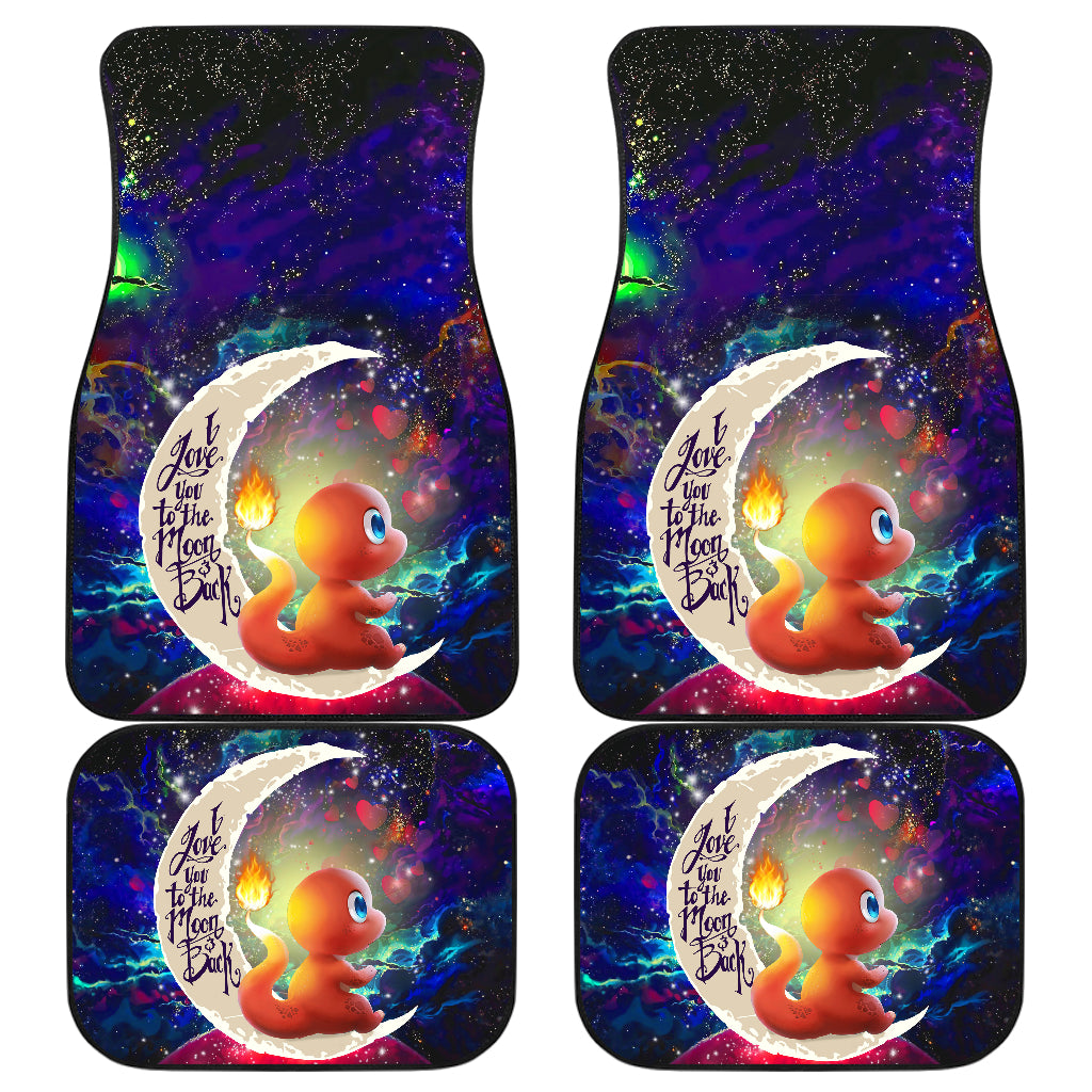 Charmander Galaxy Car Floor Mats - Cute Pokemon Car Accessories