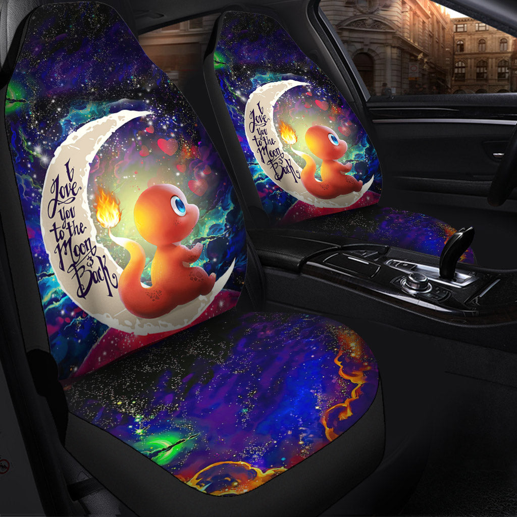 Charmander Pokemon Car Seat Covers - Cute Galaxy Design Protectors