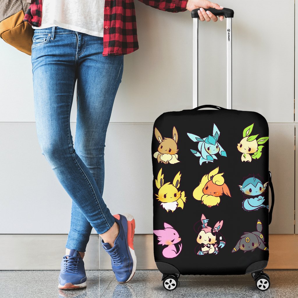 Eevee Luggage Cover Protector for Suitcase - Cute Travel Accessory