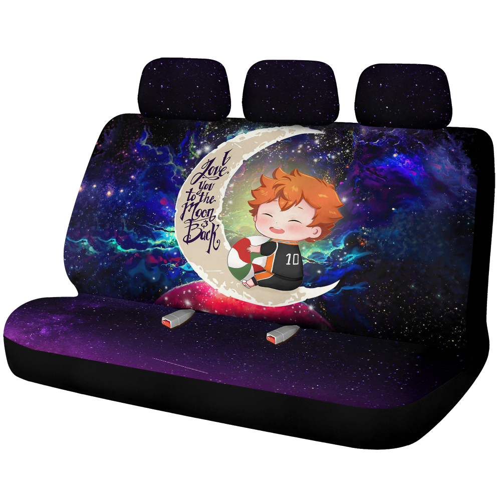 Hinata Haikyuu Galaxy Car Back Seat Covers Premium Custom Decor