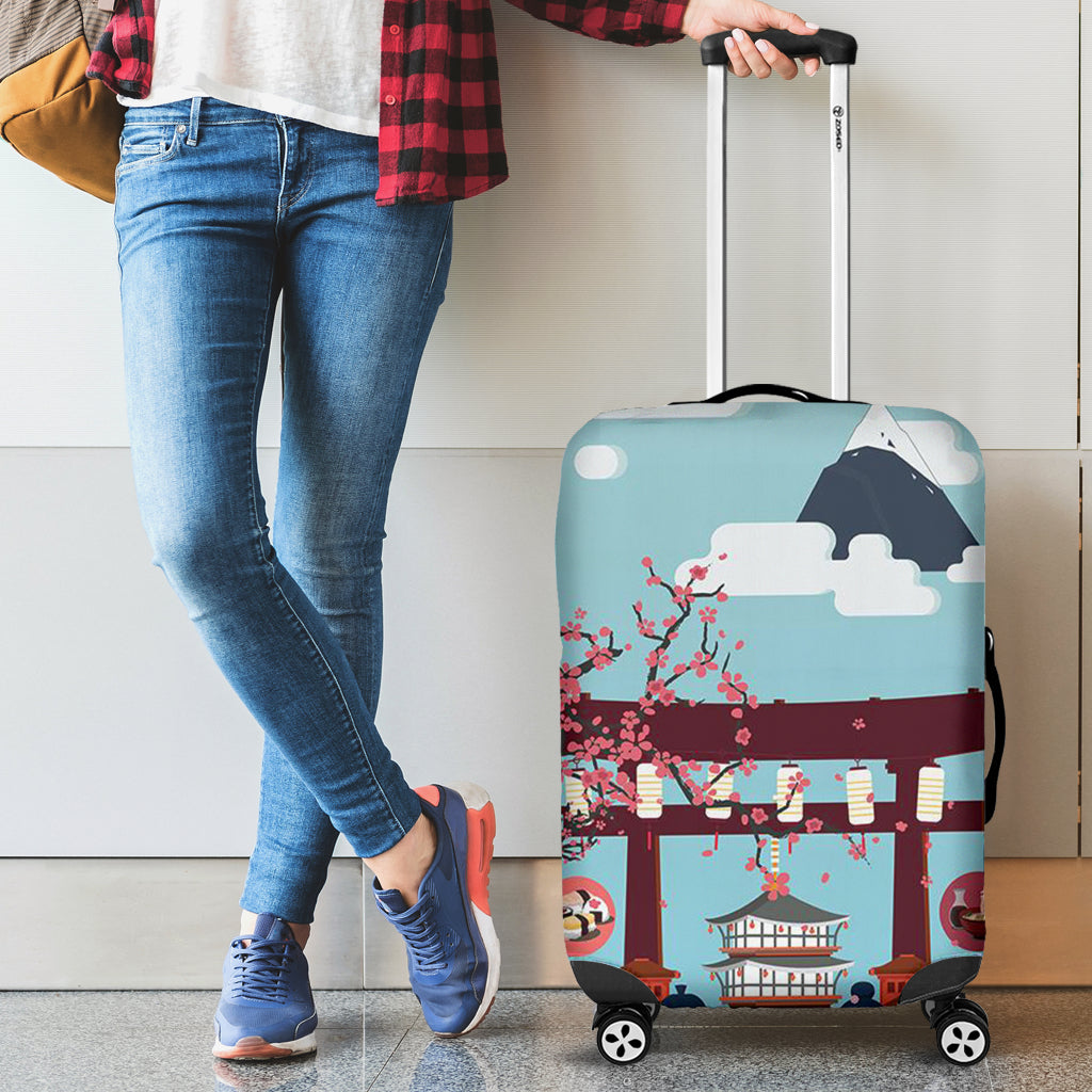 Cute Japanese Design Luggage Cover Suitcase Protector