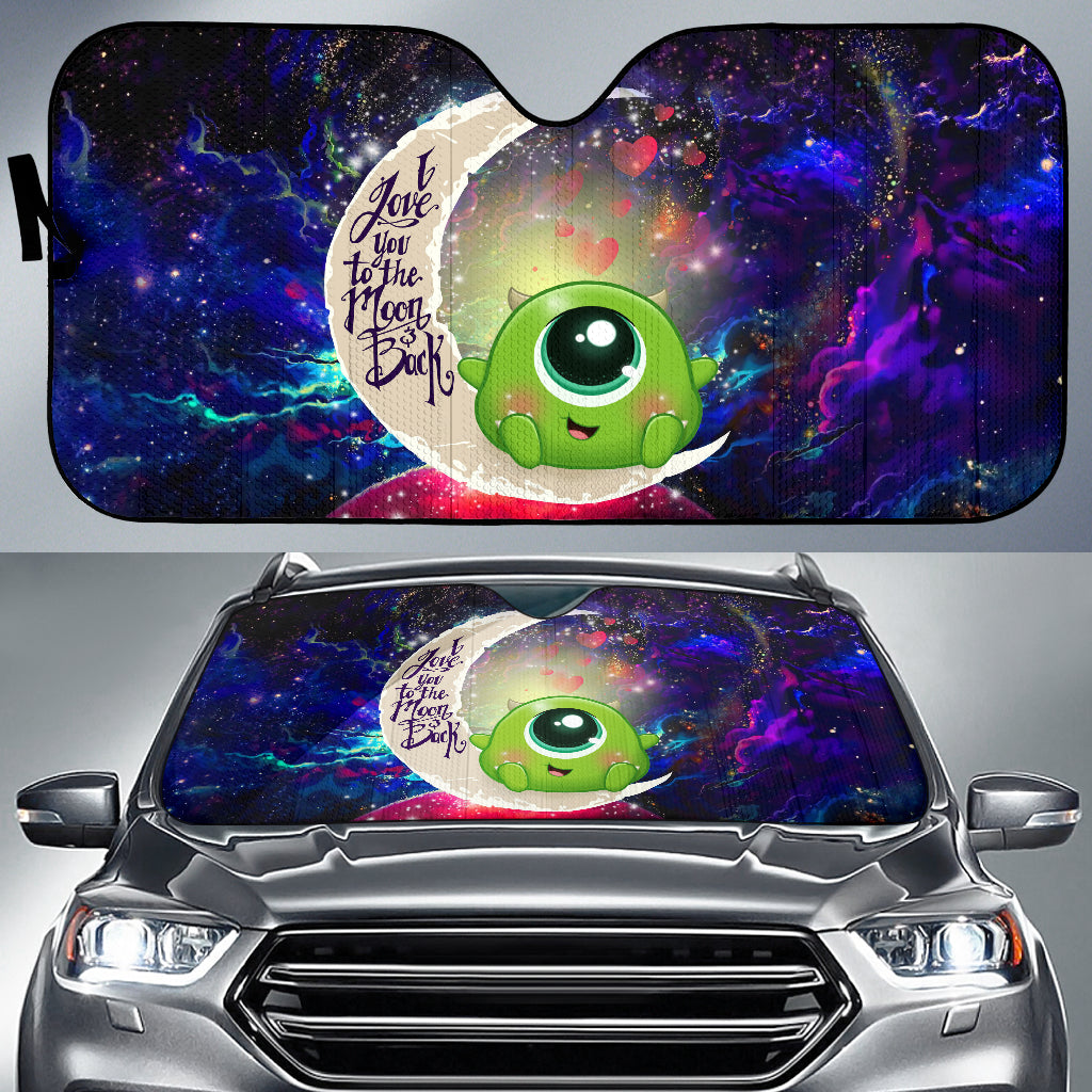 Mike Monster Inc Cute Galaxy Sunshades - Love You To The Moon Auto