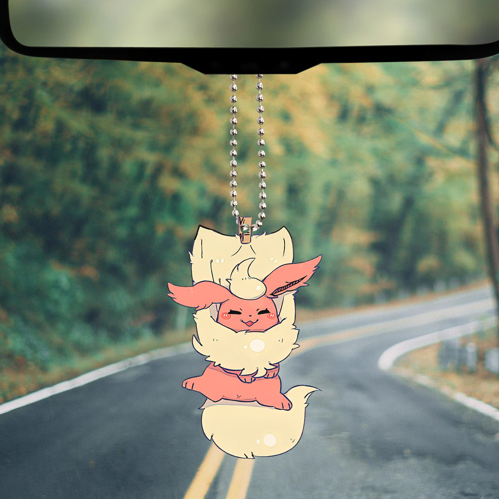 Flareon Eeveelution Custom Shape Ornament Cute Custom Car Accessories Decorations