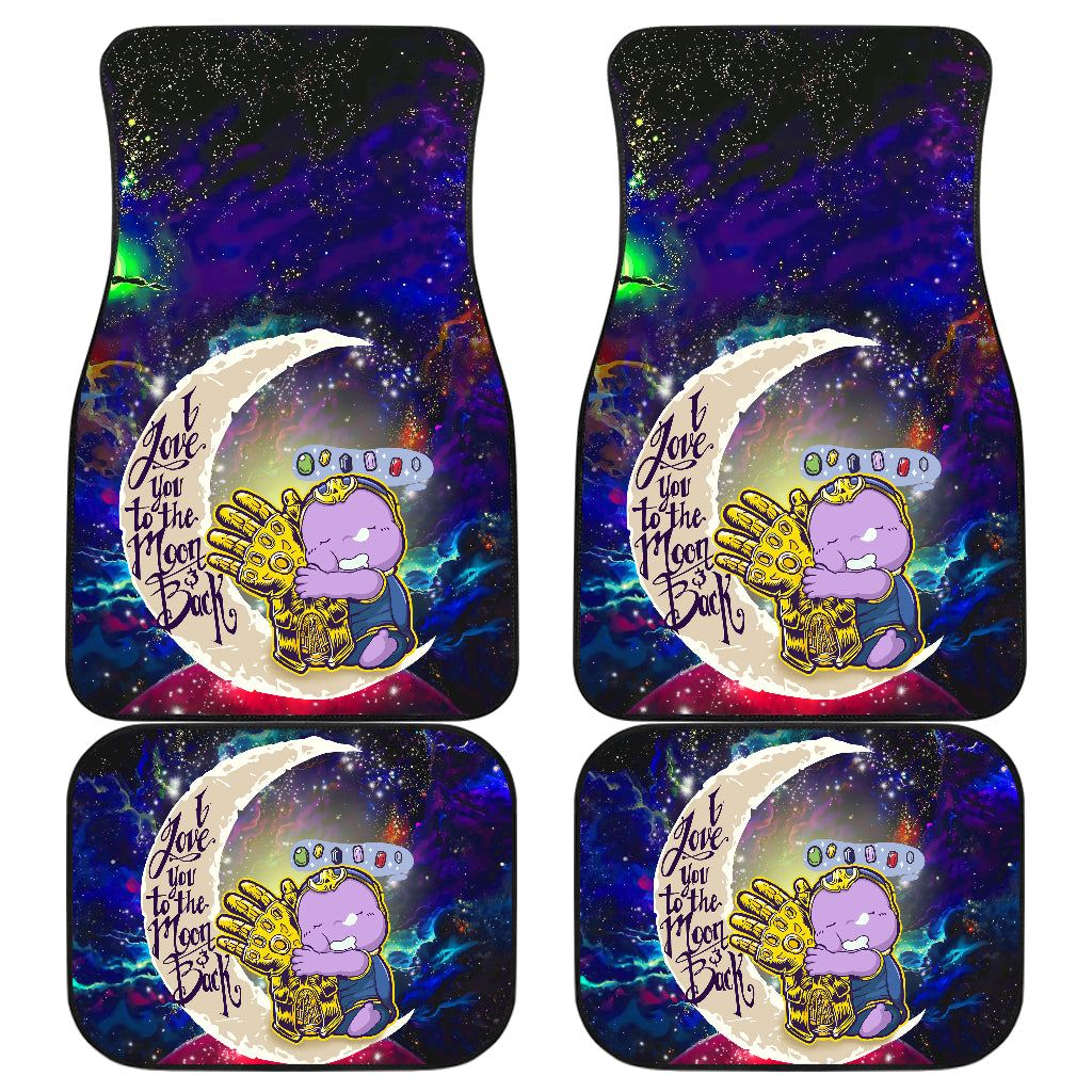 Thanos Love You To The Moon Galaxy Car Mats - Cute Design