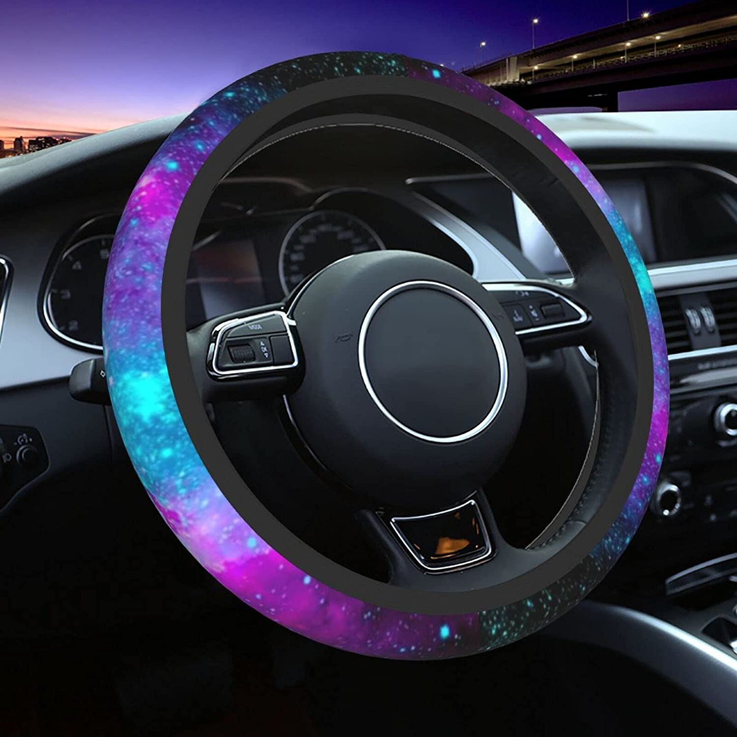 Cute Universal Car Steering Wheel Cover Premium Quality 7229