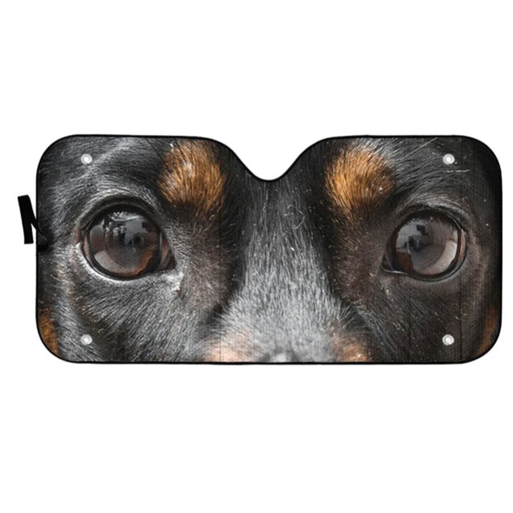 Custom Dachshund Dog Eyes Auto Sun Shades Windshield Accessories
