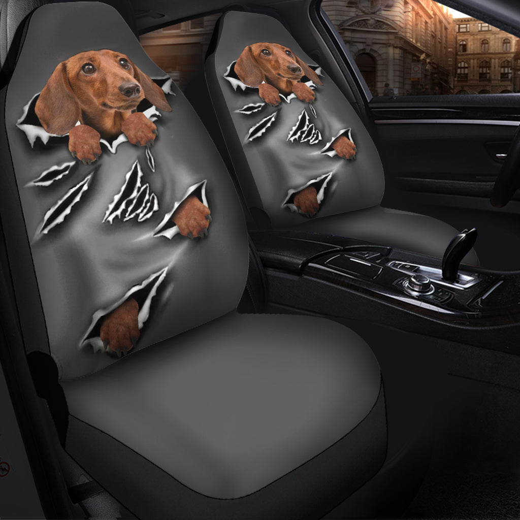 Dachshund Car Seat Cover for Dogs - Hanging Design Protection