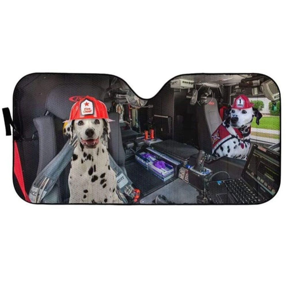 Dalmatian Dogs Auto Sun Shades for Windshield Decor Gift