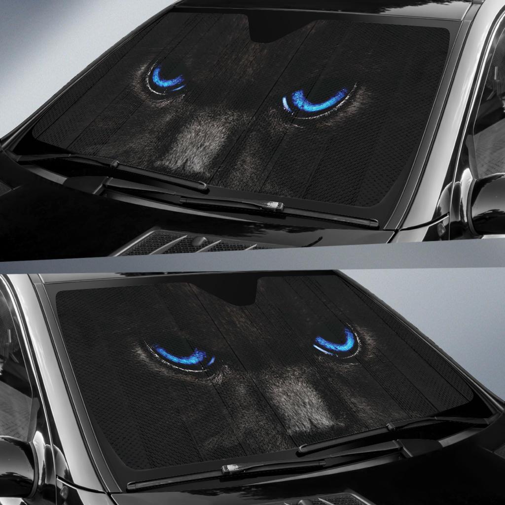 Dark Animal Eyes Car Sun Shades Windshield Accessories Decor Gift