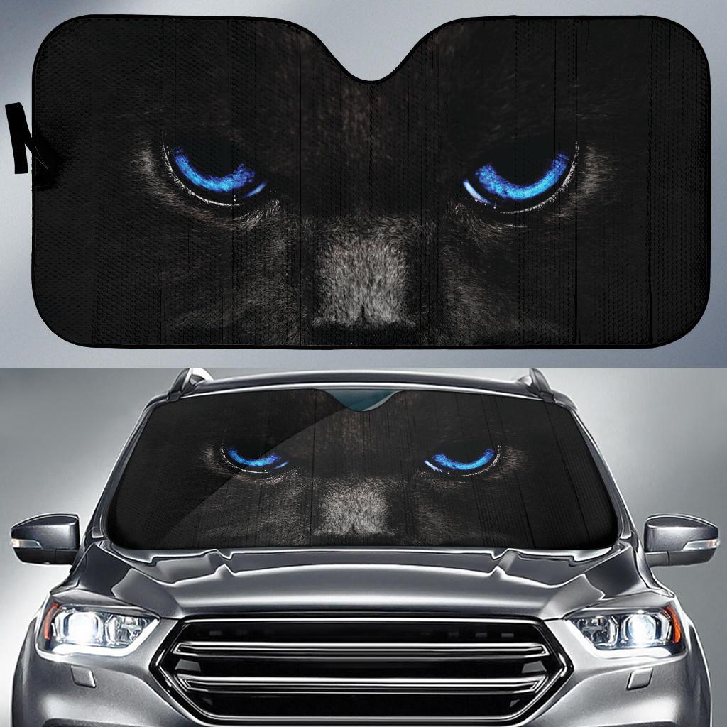 Dark Animal Eyes Car Sun Shades Windshield Accessories Decor Gift