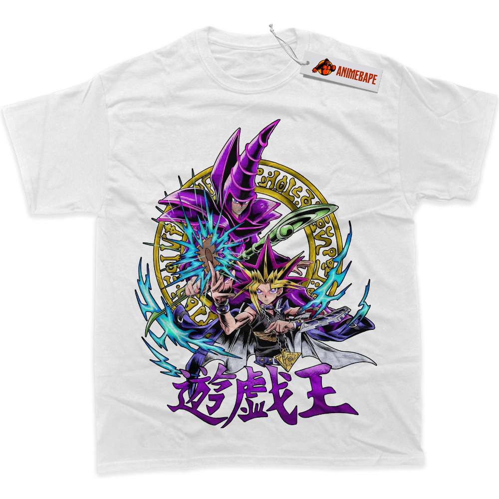 Dark Magician Yugi Muto Graphic Tee, Yu-Gi-Oh! Anime Shirt