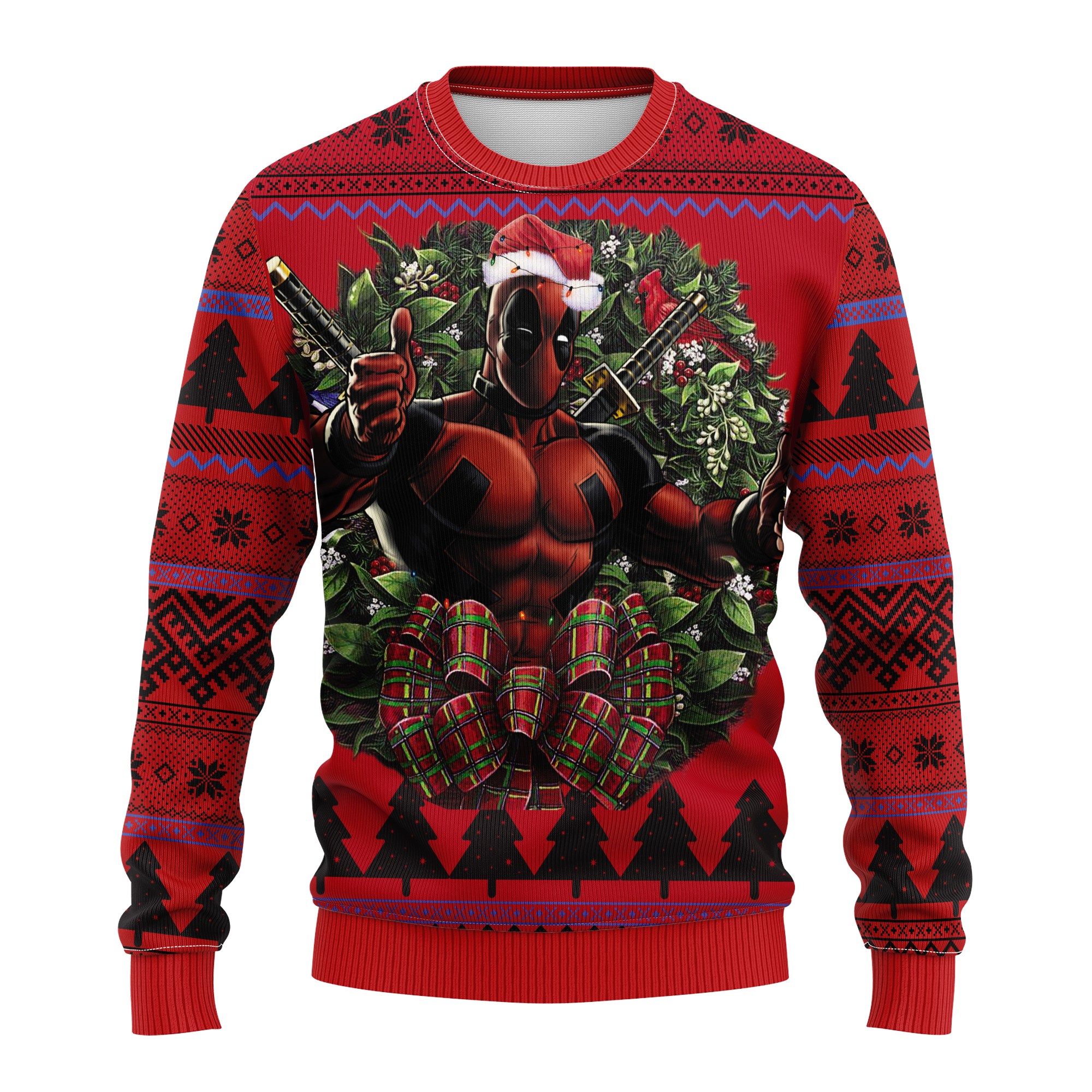 Deadpool Ugly Christmas Sweater - Noel Thanksgiving Gift for Fans