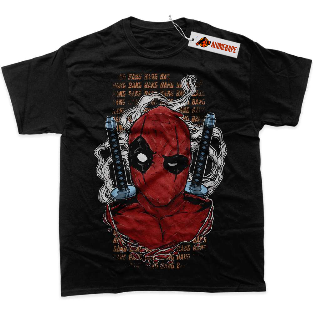 Marvel Deadpool Graphic T-Shirt for Men and Women, Casual Tee
