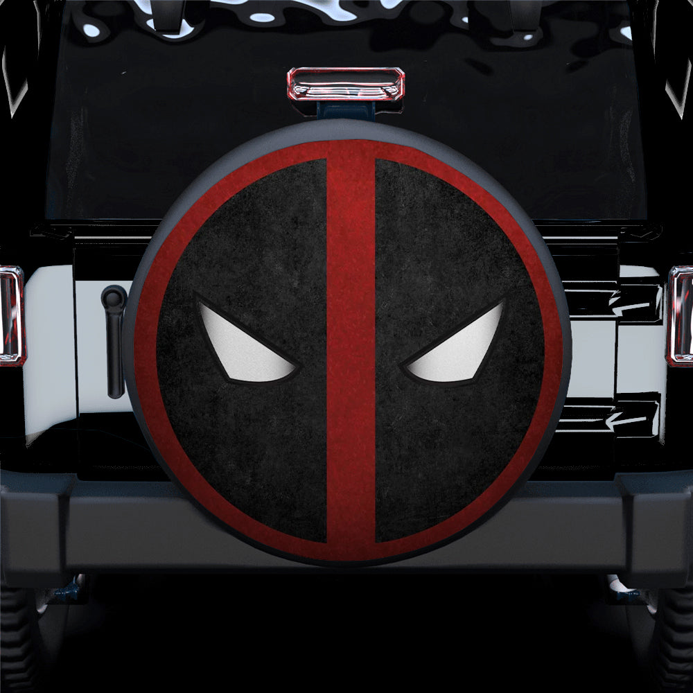 Deadpool Symbol Jeep Spare Tire Cover for Campers Gift