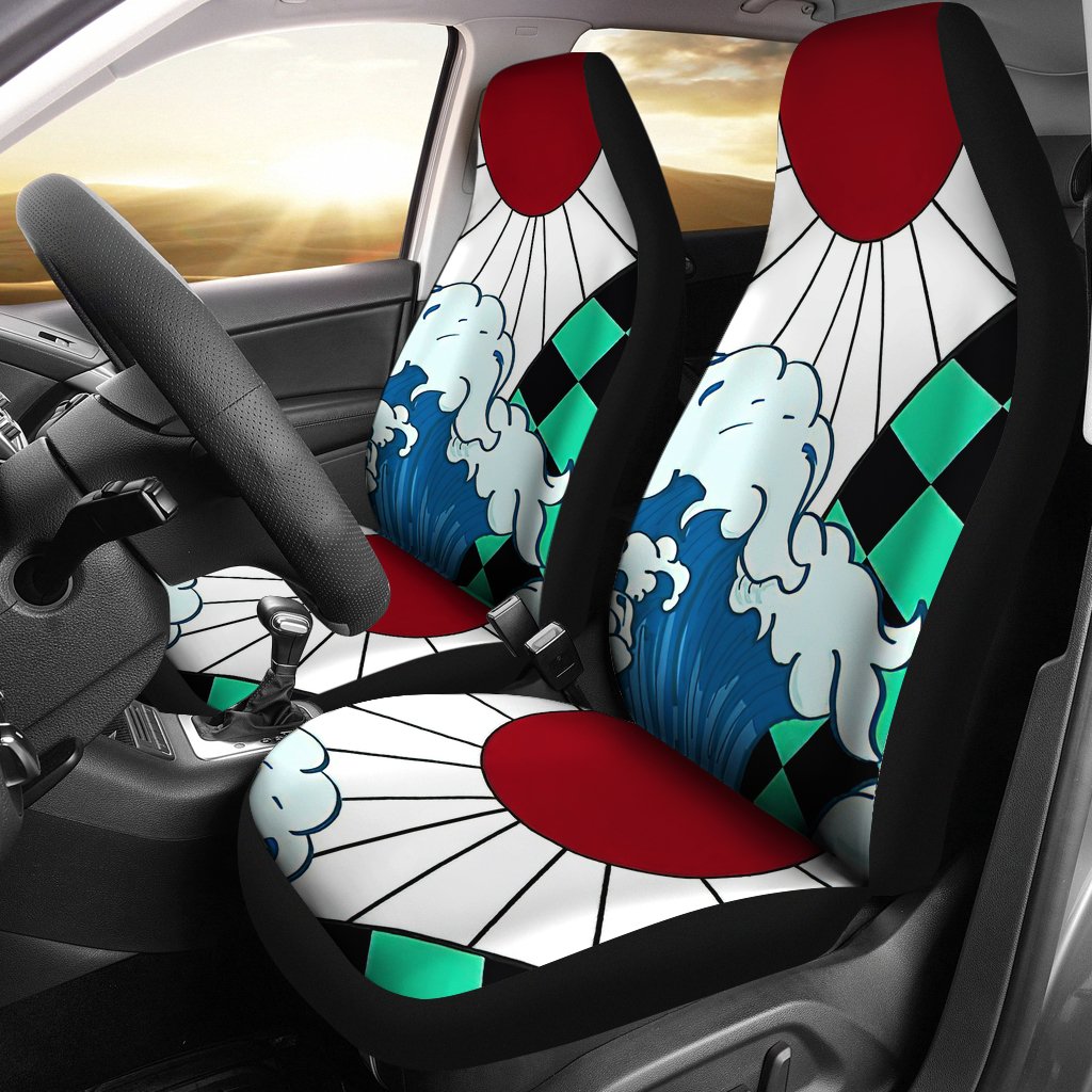 Demon Slayer Custom Car Seat Covers Premium Decor Protectors
