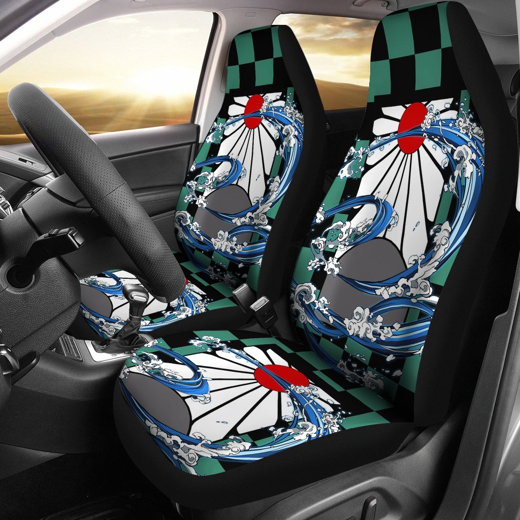 Demon Slayer Premium Custom Car Seat Covers Decor Protectors