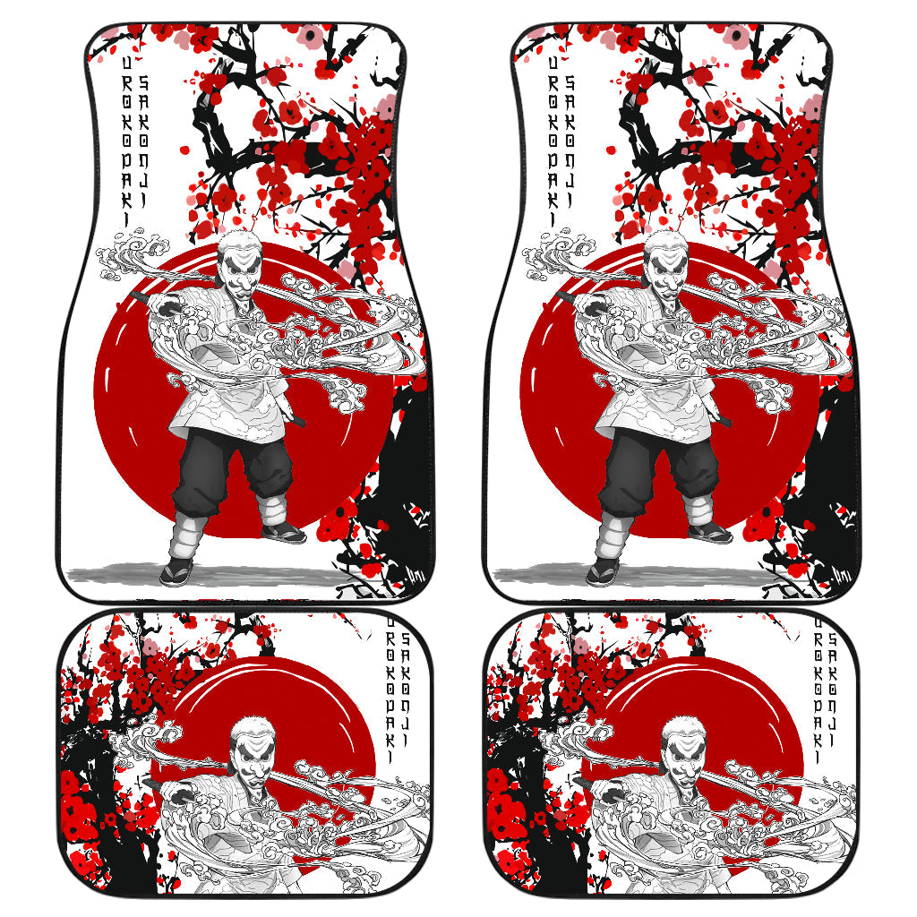 Demon Slayer Sakonji Japan Style Anime Car Floor Mats Set