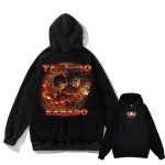Demon Slayer Tanjiro Anime Oversized Vintage Hoodie