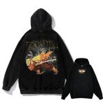 Zenitsu Demon Slayer Anime Lightning Hoodie Vintage Oversized