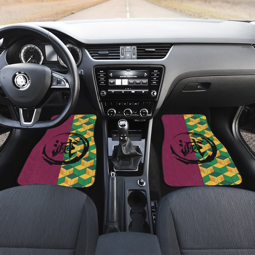Giyu Tomioka Demon Slayer Car Floor Mats Kimetsu no Yaiba Accessories