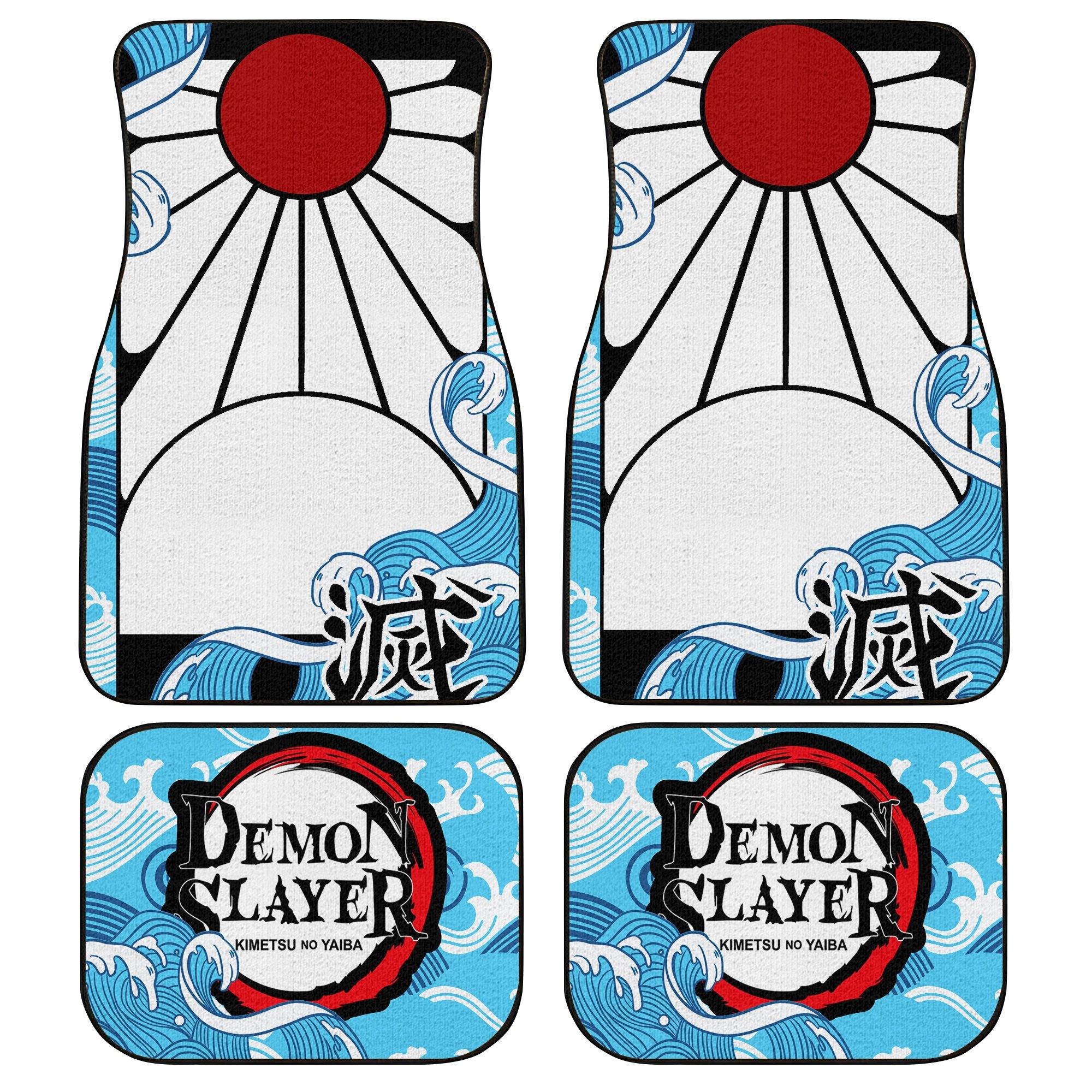 Tanjiro Demon Slayer Hanafuda Car Floor Mats | Kimetsu no Yaiba