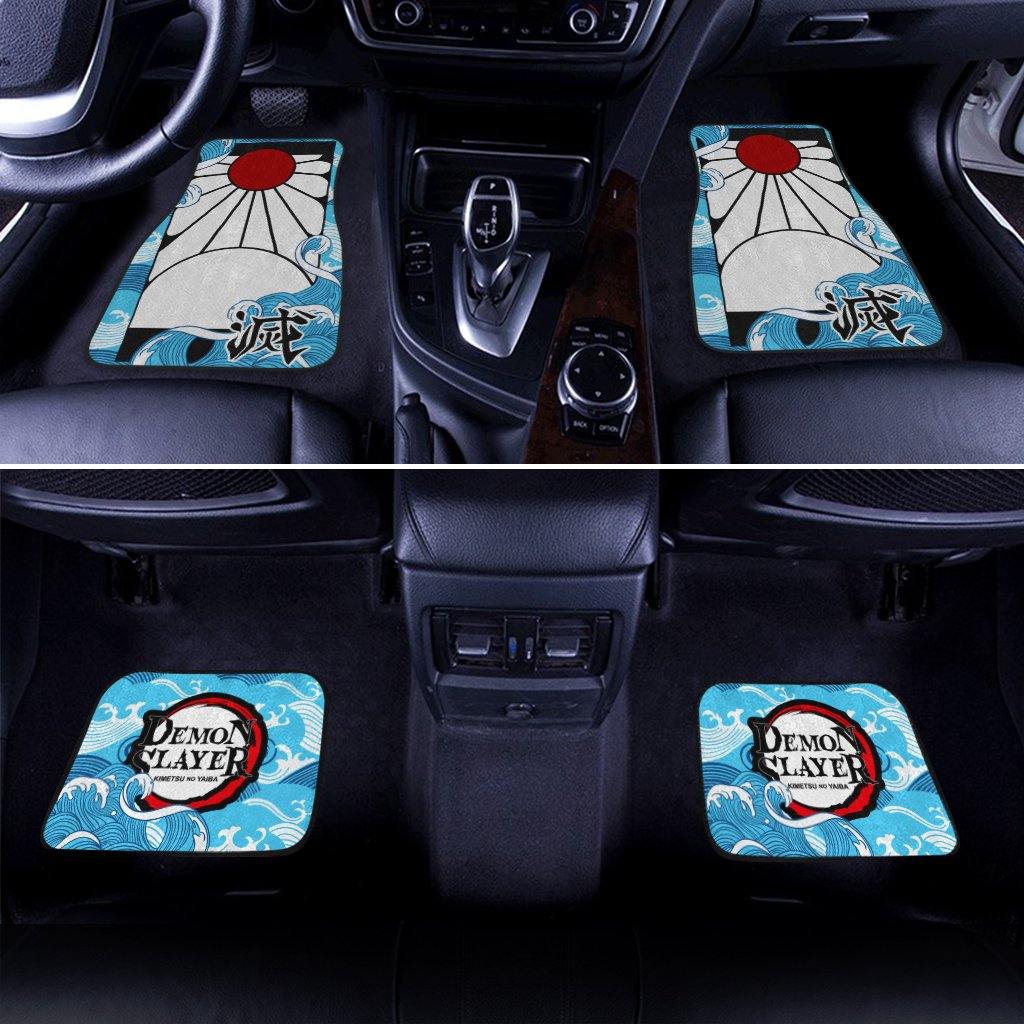 Tanjiro Demon Slayer Hanafuda Car Floor Mats | Kimetsu no Yaiba