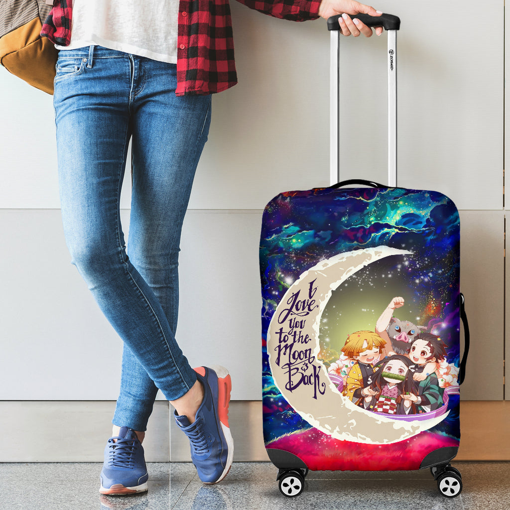 Demon Slayer Galaxy Luggage Cover Protector for Suitcase