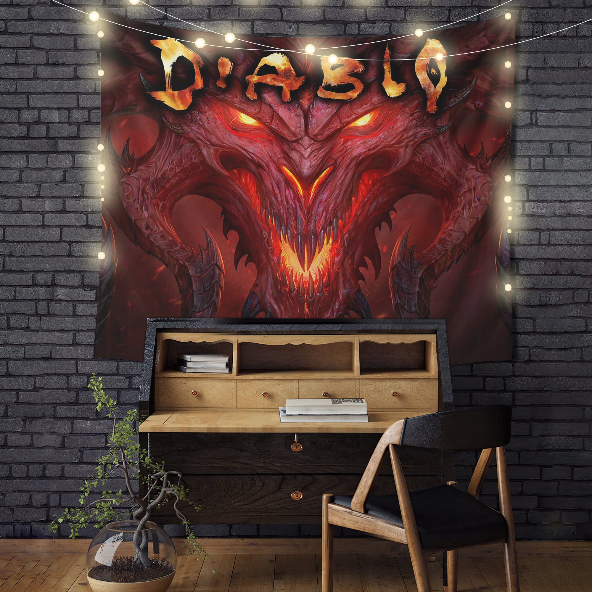 Diablo Themed Wall Art for Stylish Room Decor Tapestry