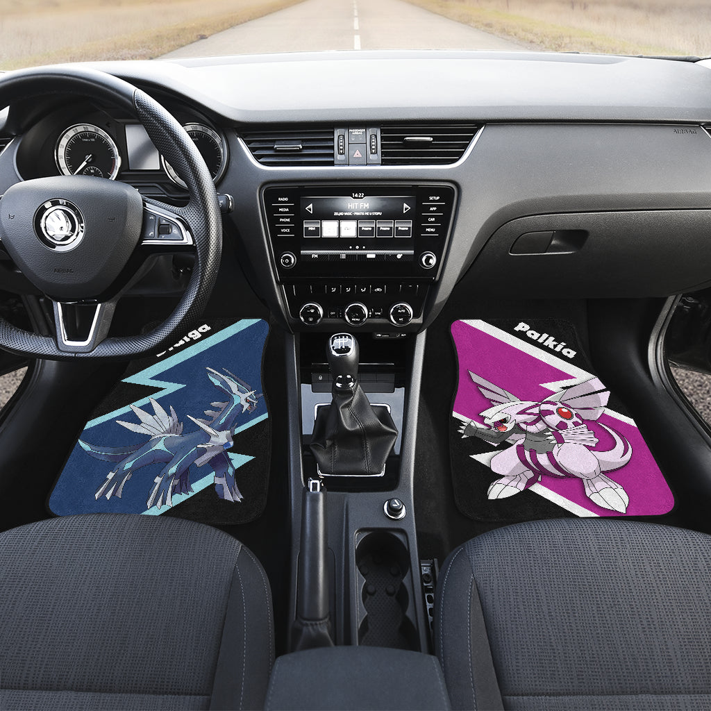 Dialga Palkia Pokemon Floor Mats for Cars - Car Accessories