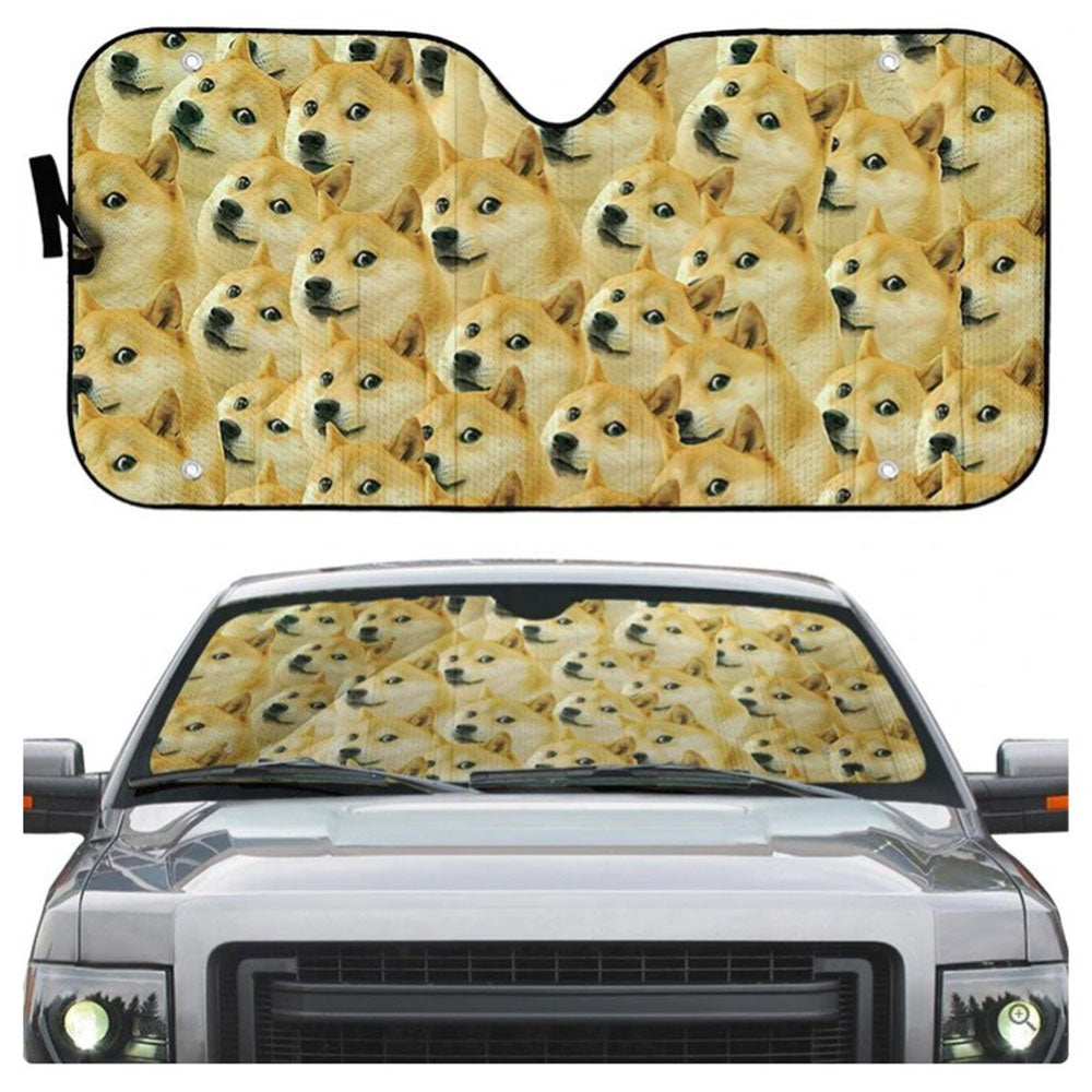 Doge Meme Custom Auto Sun Shades for Car Windshield Accessories
