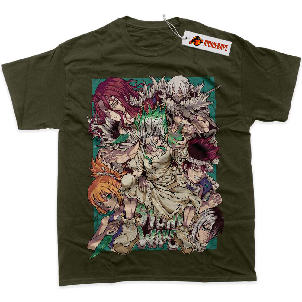 Dr Stone Anime Graphic Tee, Stylish Shirt for Fans