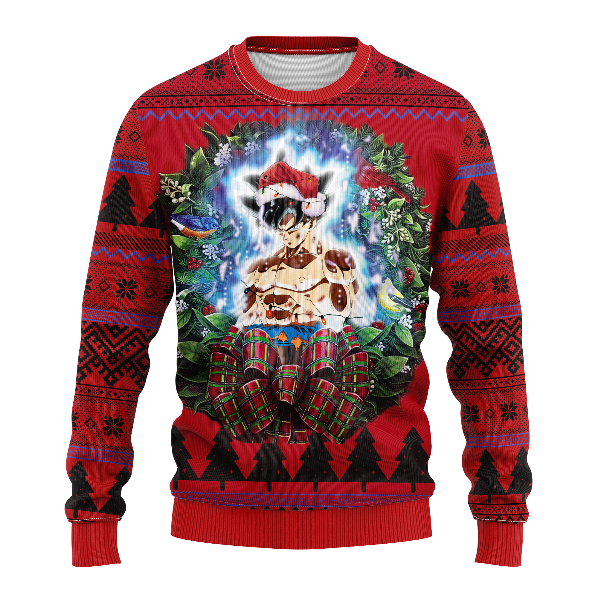 Ultra Instinct Son Goku Dragon Ball Ugly Christmas Sweater Gift