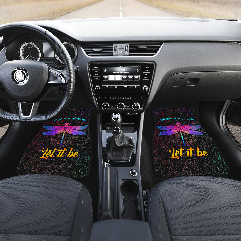 Dragon Fly Let It Be Car Floor Mats | Car Accessories for Vehicles