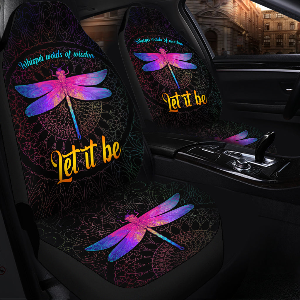 Dragon Fly Mandala Car Seat Cover - Let It Be Design