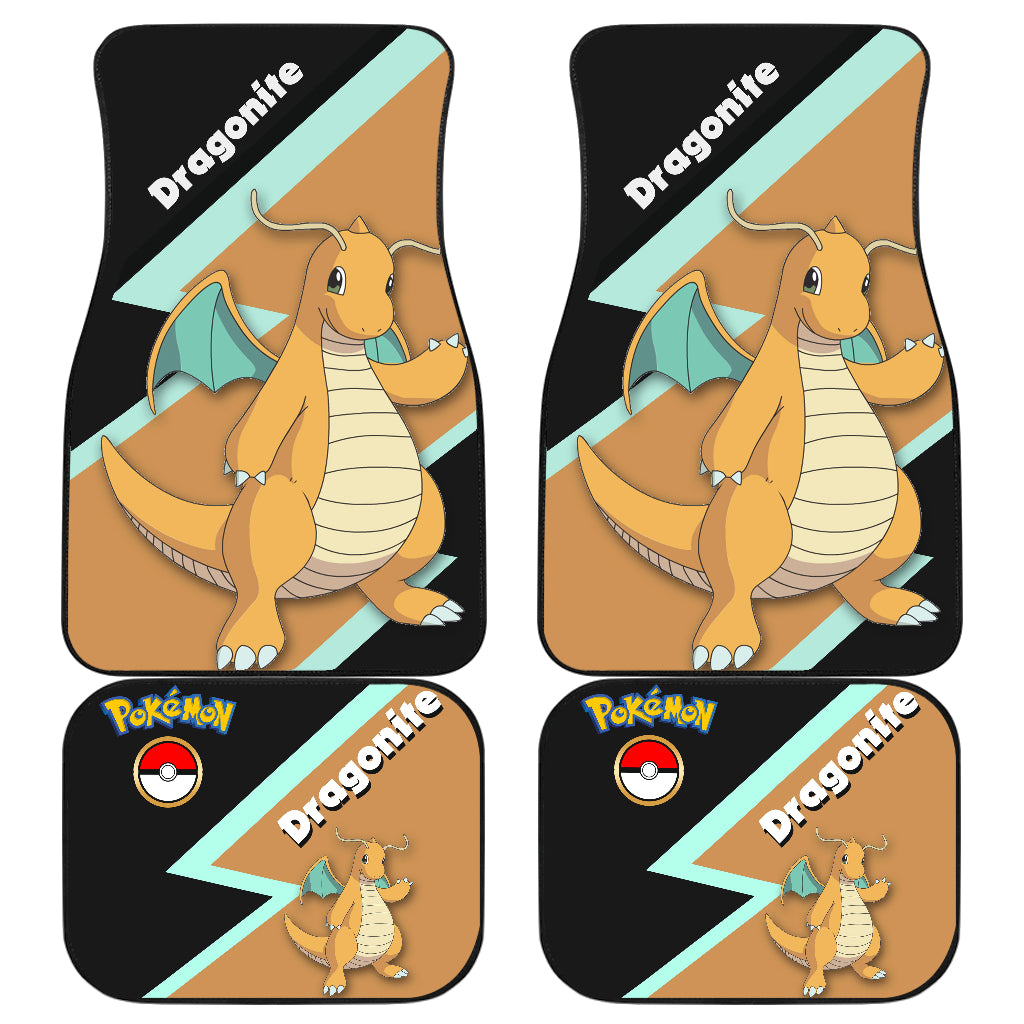 Dragonite Pokemon Car Accessories for Vehicle Floor Mats