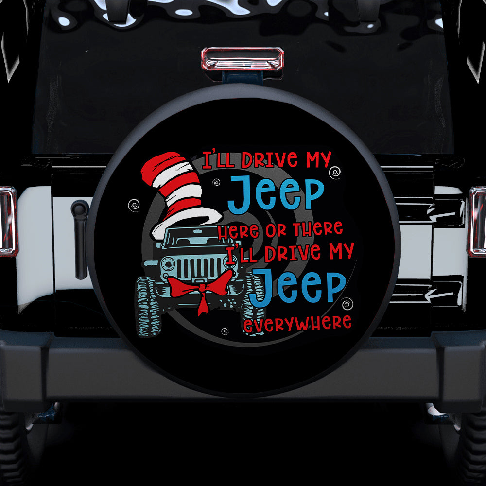 Drive Jeep Spare Tire Covers for Campers - Gift for Outdoor