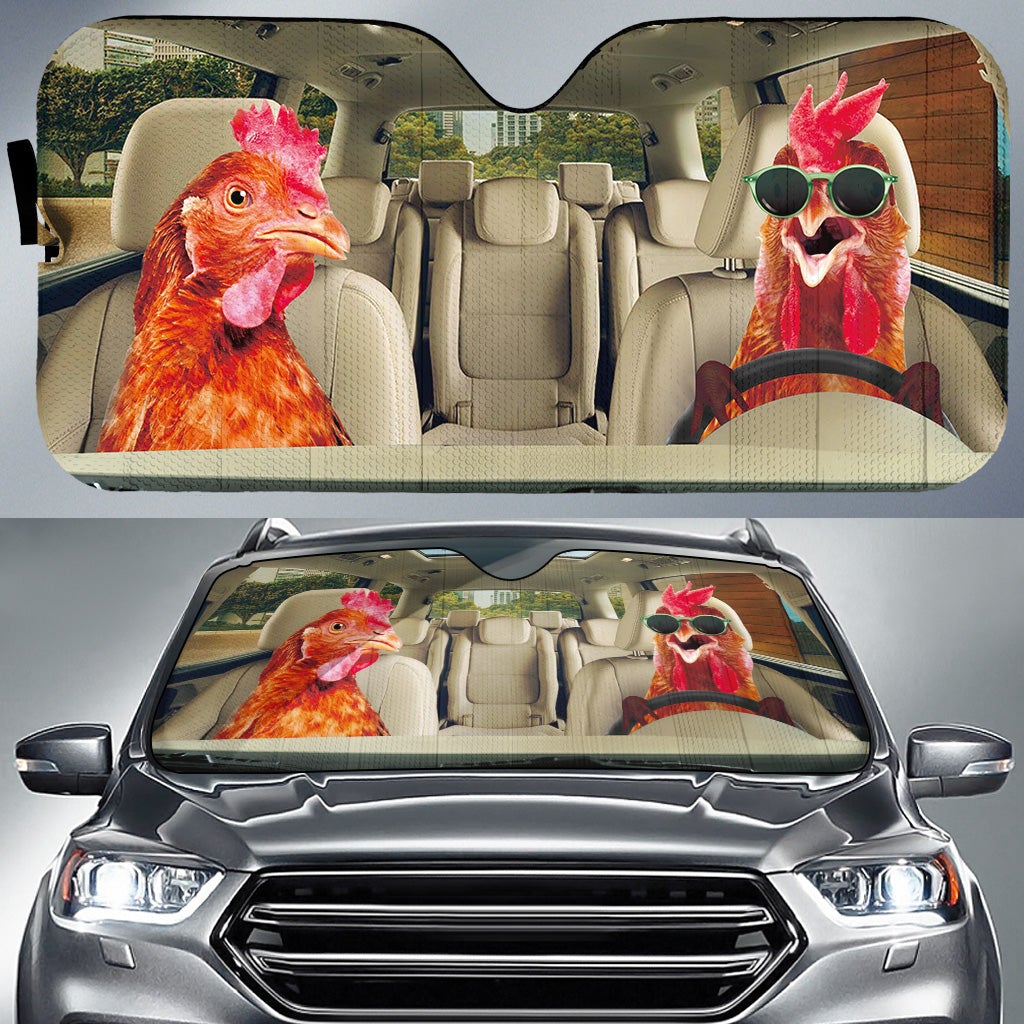 Chickens Auto Sunshades Driving Sunglasses for Car Protection