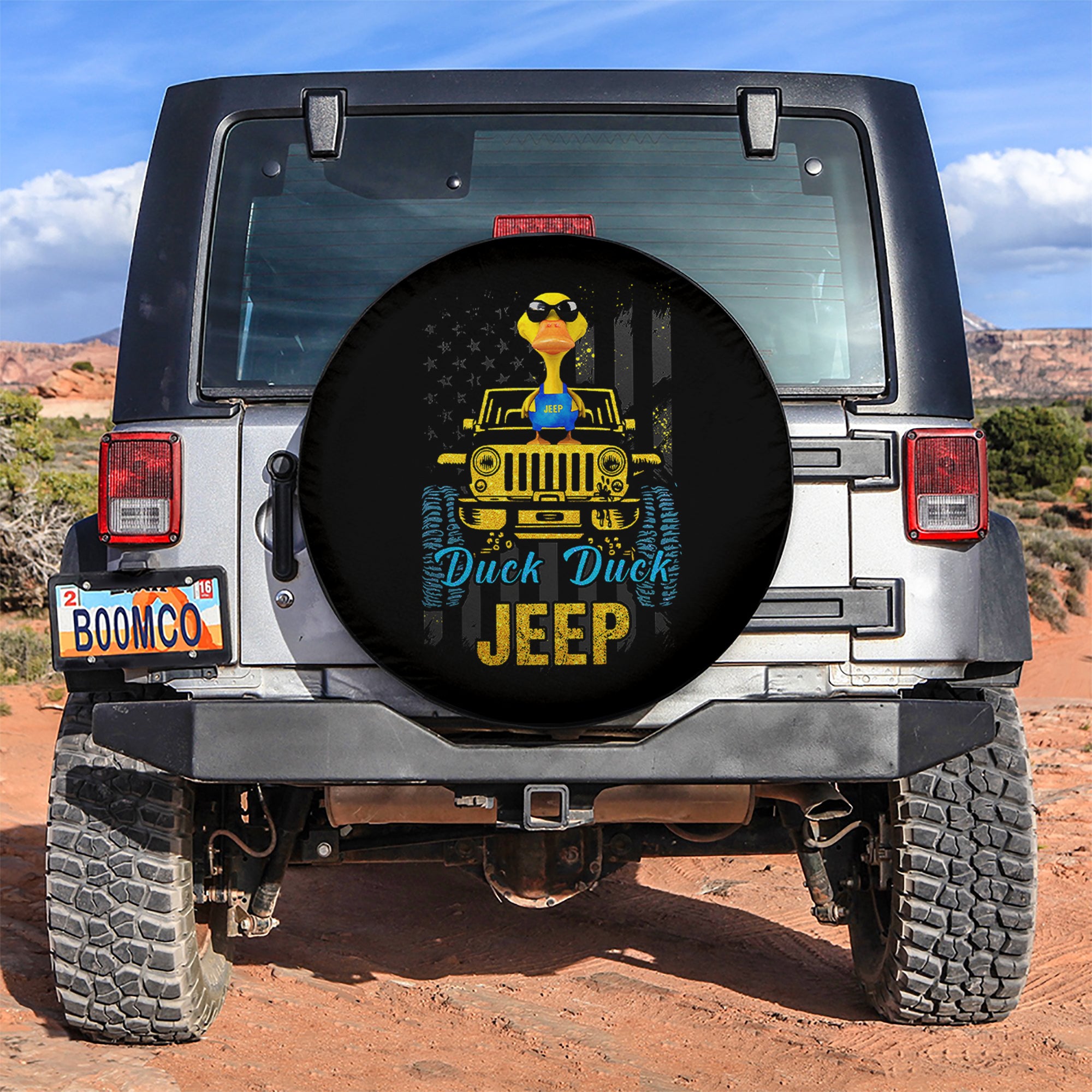 Duck Duck Jeep Gifts for Campers - Car Spare Tire Covers