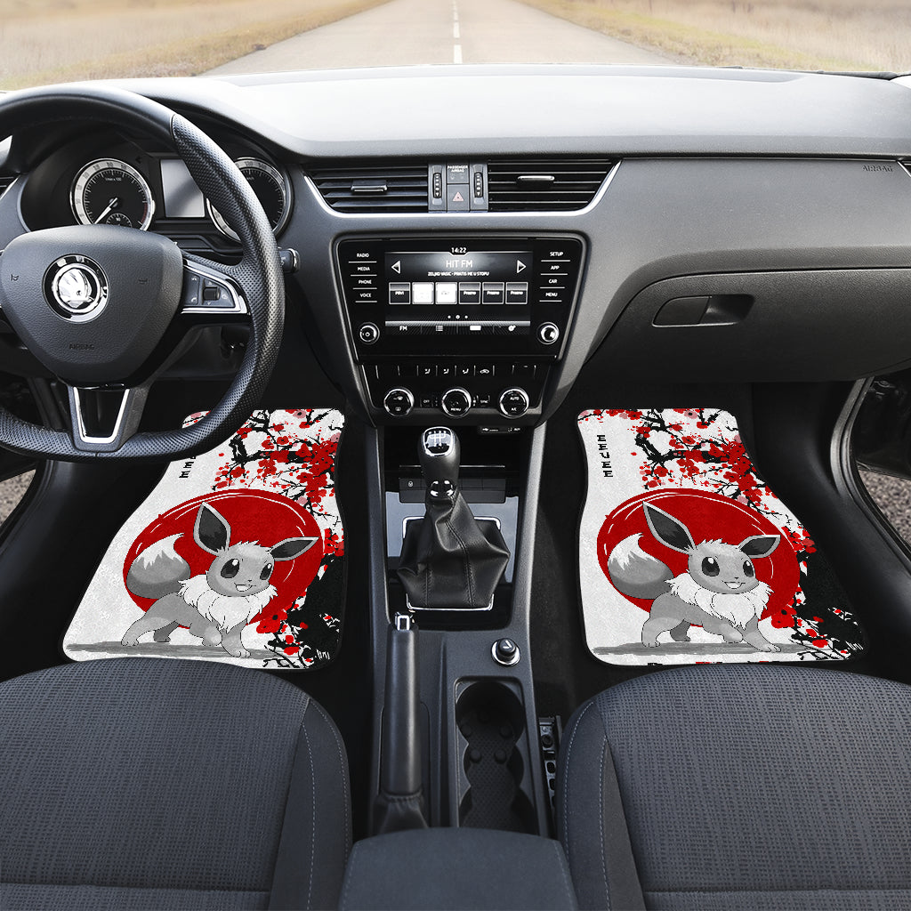 Eevee Pokemon Car Floor Mats - Japanese Style Vehicle Accessories