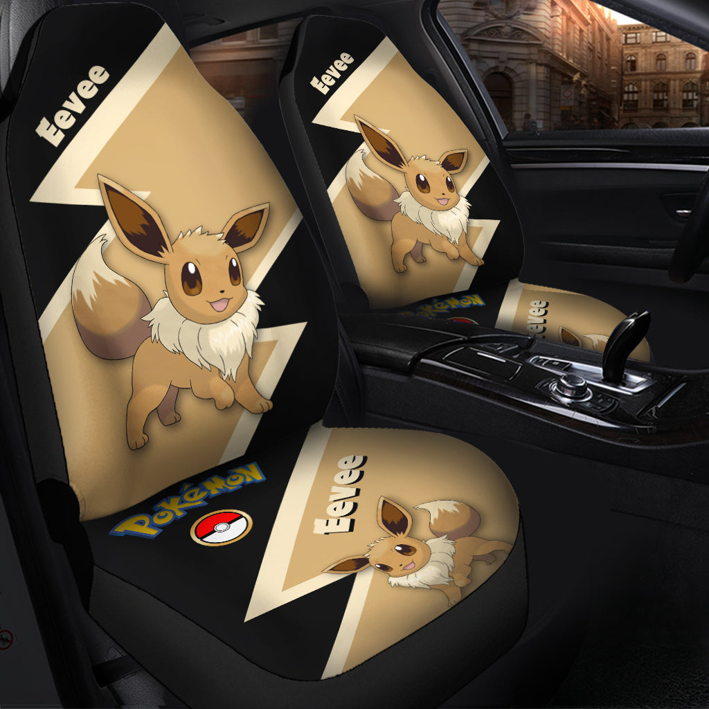 Eevee Pokemon Custom Car Seat Covers - Premium Decor Protectors
