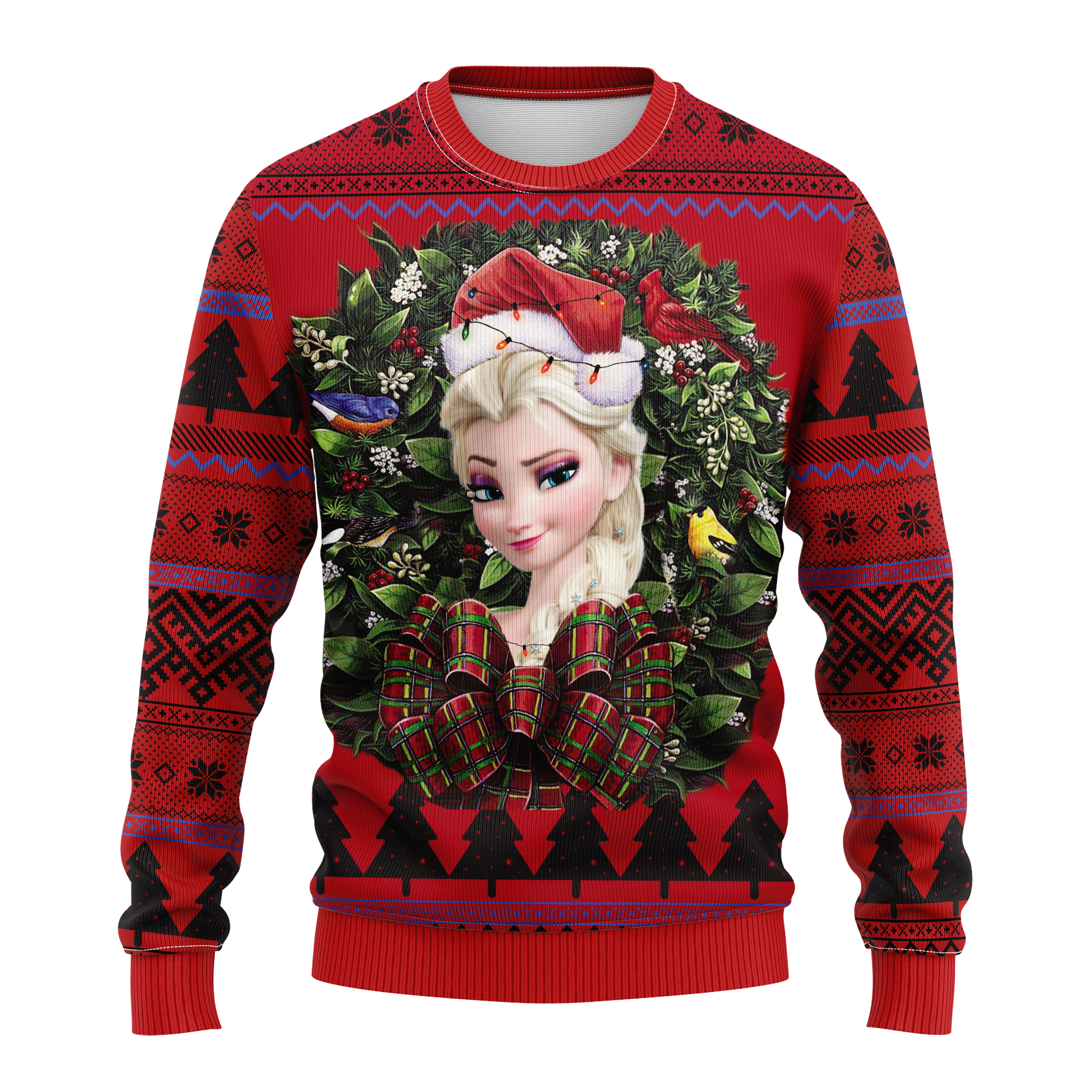 Elsa Frozen Princess Christmas Sweater for Women - Thanksgiving Gift