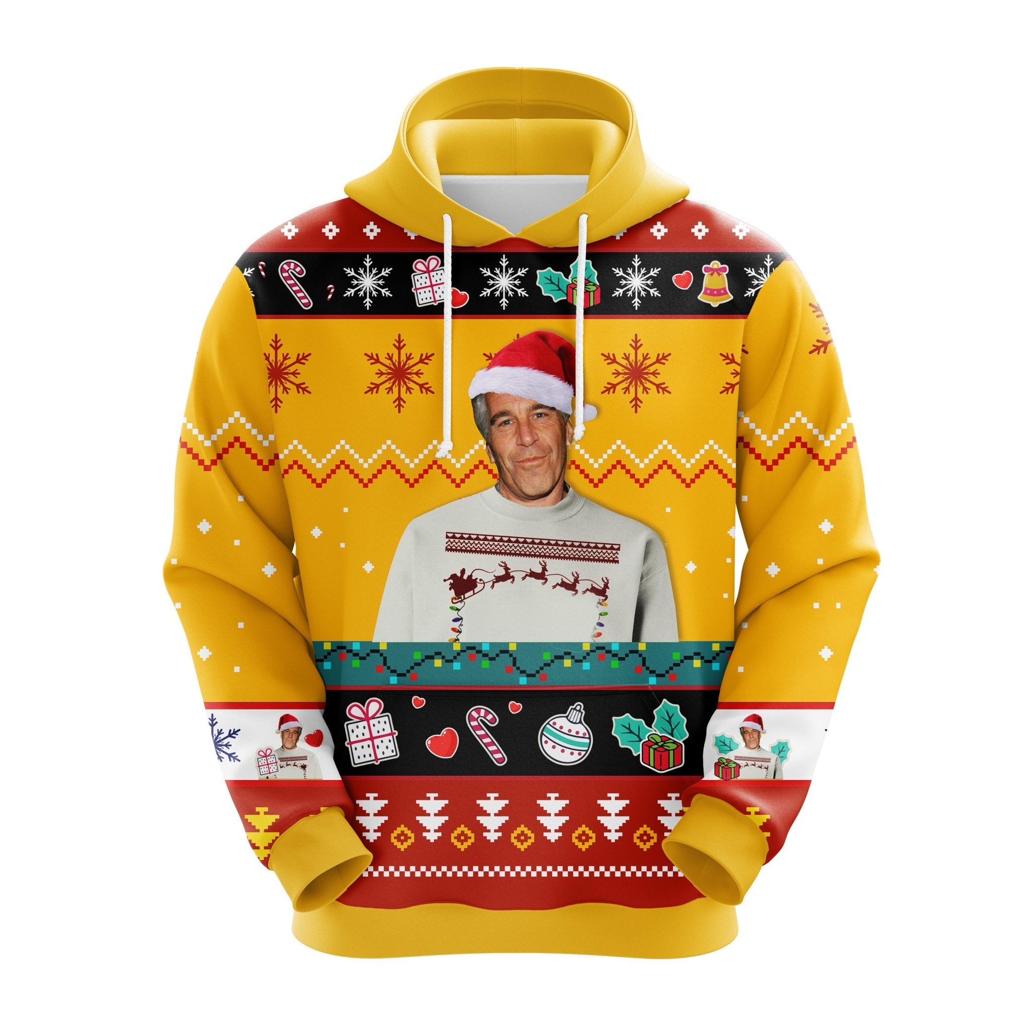 Epstein Didn’t Kill Himself Christmas Hoodie - Cute Mc Ugly Gift Idea