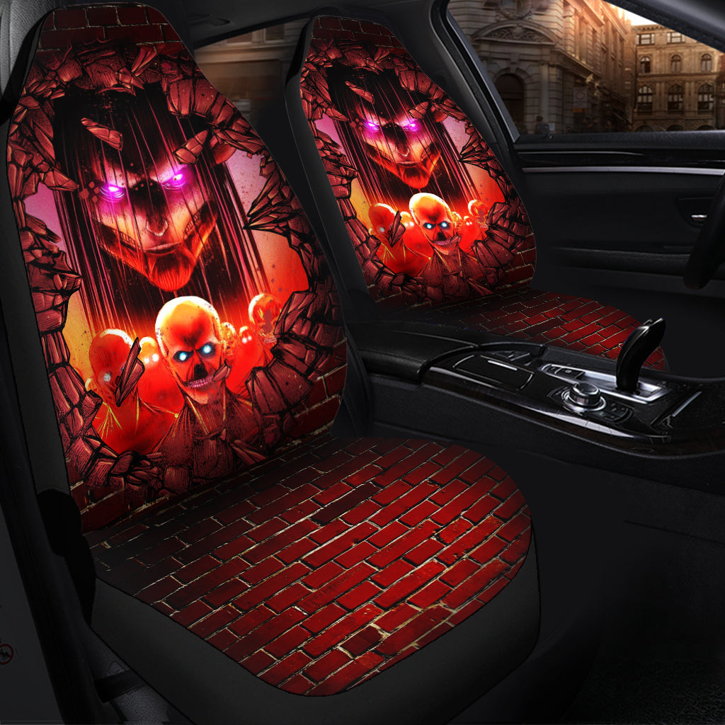 Eren Founding Titan Attack on Titan Car Seat Covers