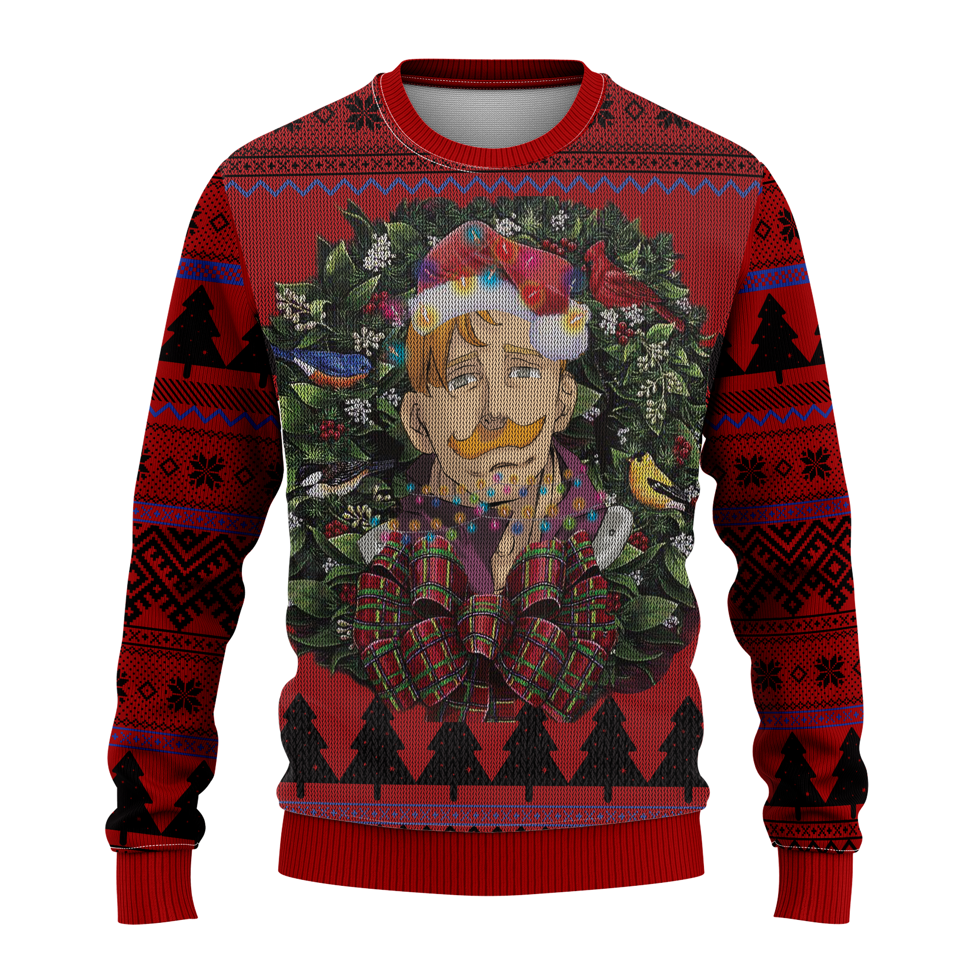 Escanor Nanatsu No Taizai Ugly Christmas Sweater Thanksgiving Gift