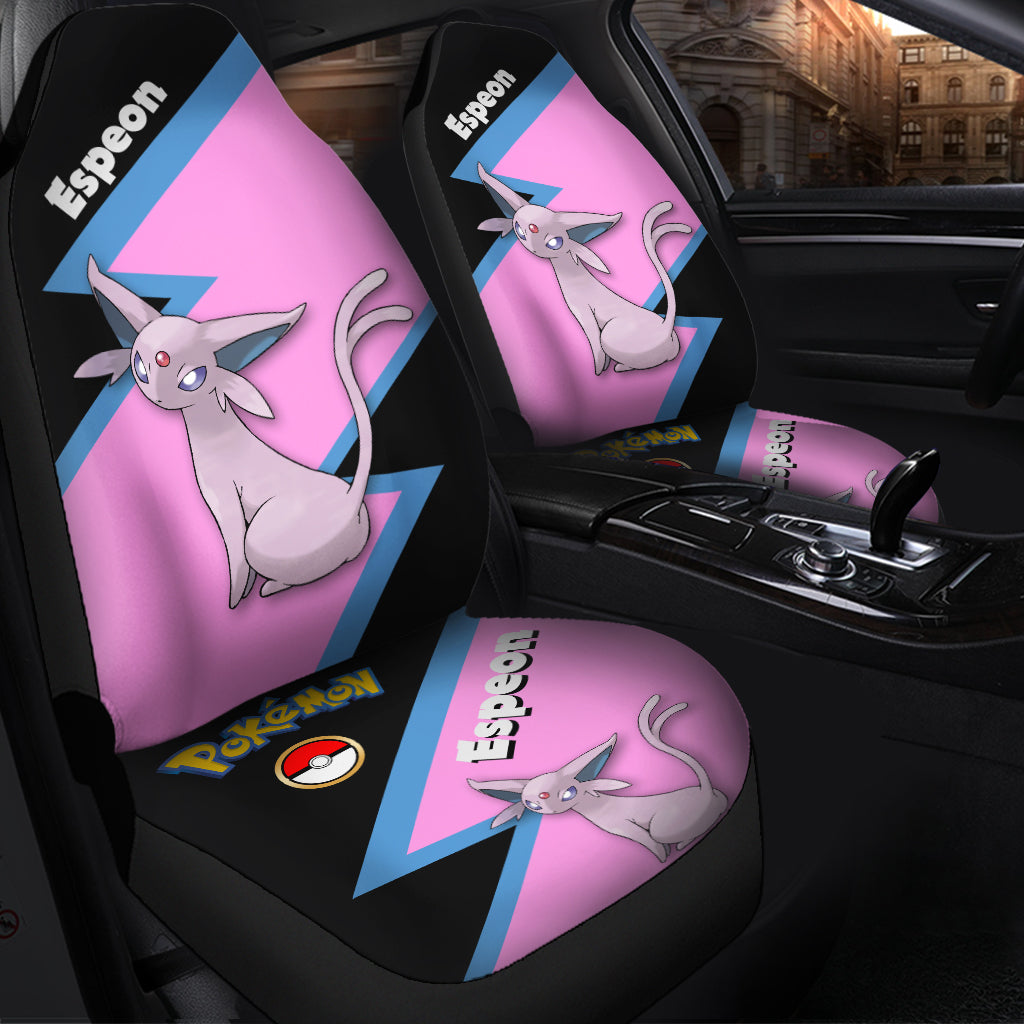 Premium Custom Espeon Eevee Evolution Car Seat Covers Decor Protectors