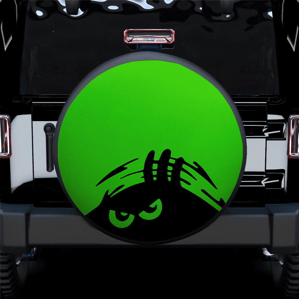 Funny Evil Monster Jeep Spare Tire Cover - Gift for Campers