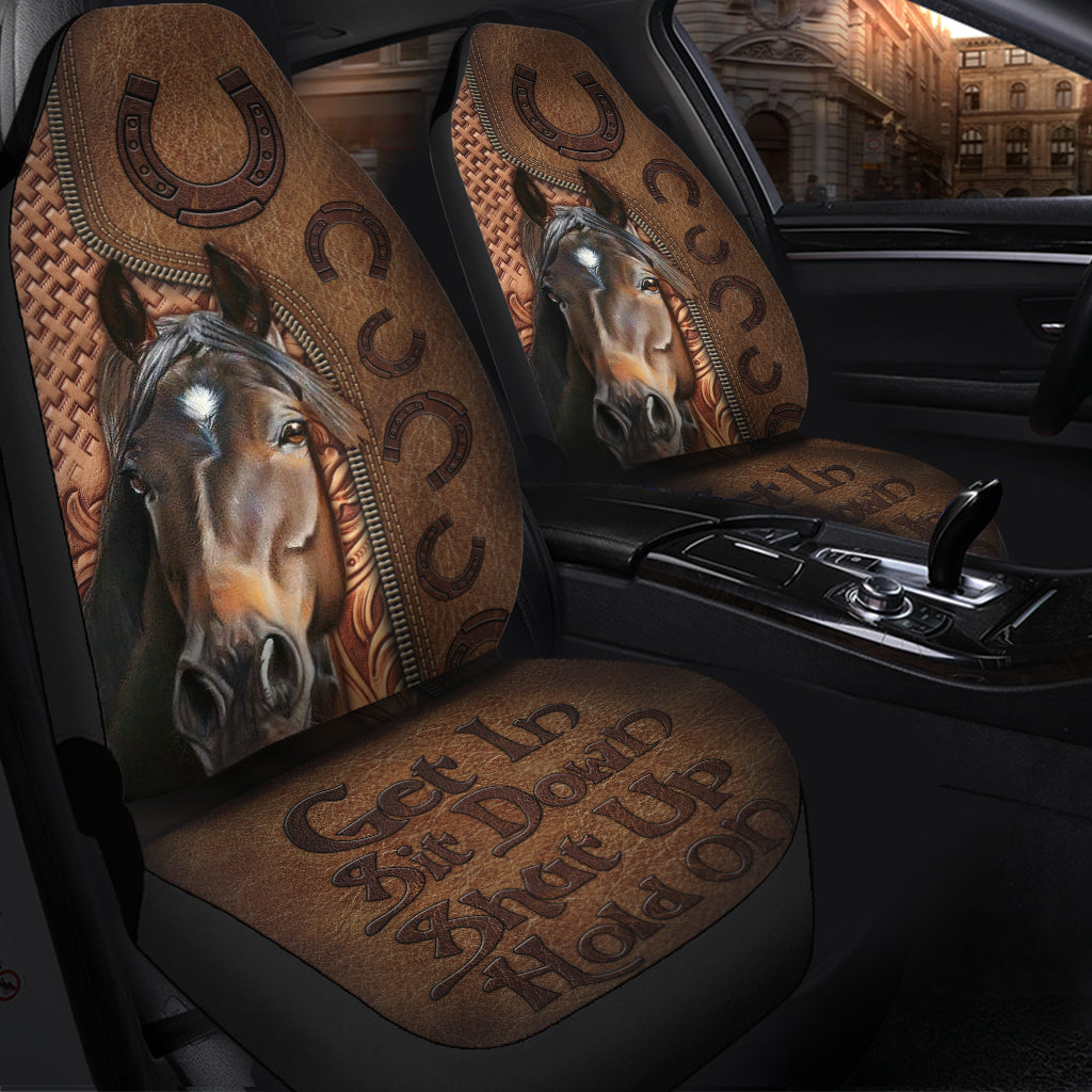 Custom Premium Horse Car Seat Covers Decor Protectors - Fashion Style